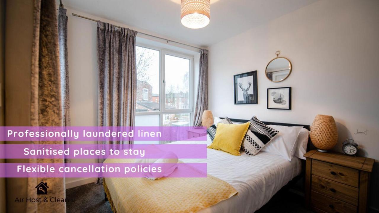 Air Host And Stay - Apartment 5 Broadhurst Court Sleeps 6 Minutes From Town Centre Stockport Exteriör bild